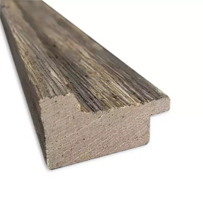 Specchio a figura intera Regis Narrow con cornice da 17" x 51", marrone chiaro, da porta/parete, cornice in legno