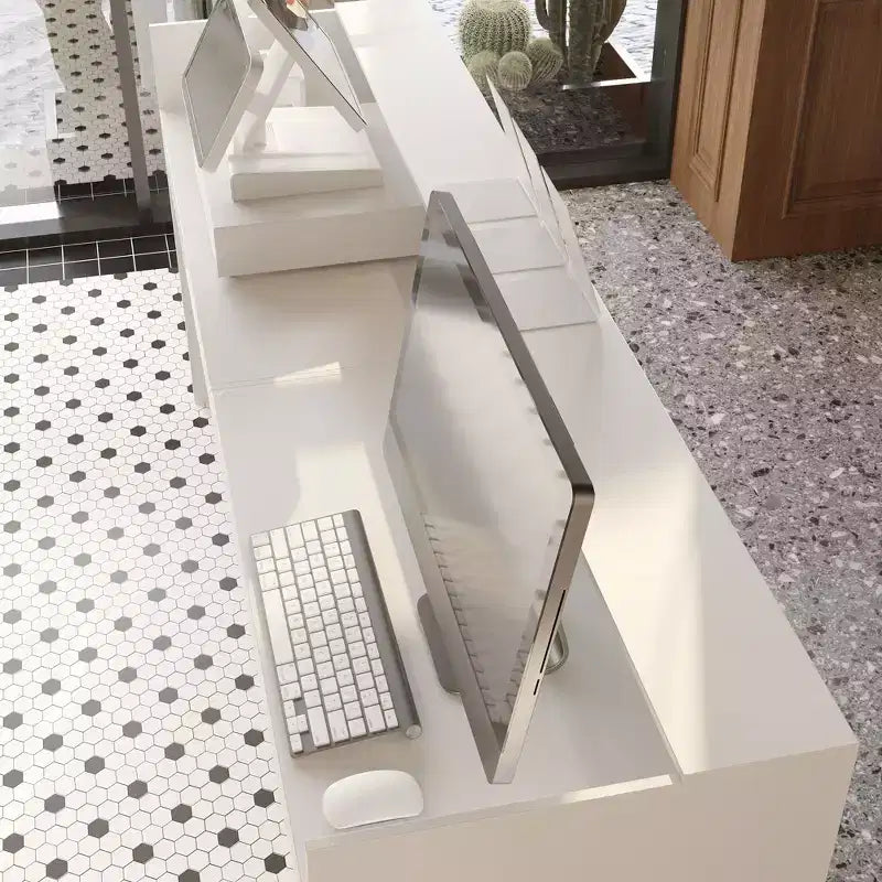 Bancone Reception Moderno Bianco