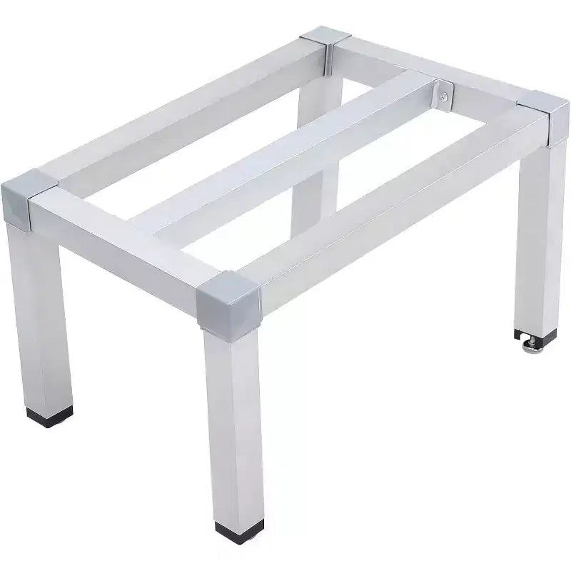 Aluminum Dunnage Rack Weight Capacity Off-Floor Storage Shelf for Grocery Stores & Kitchens