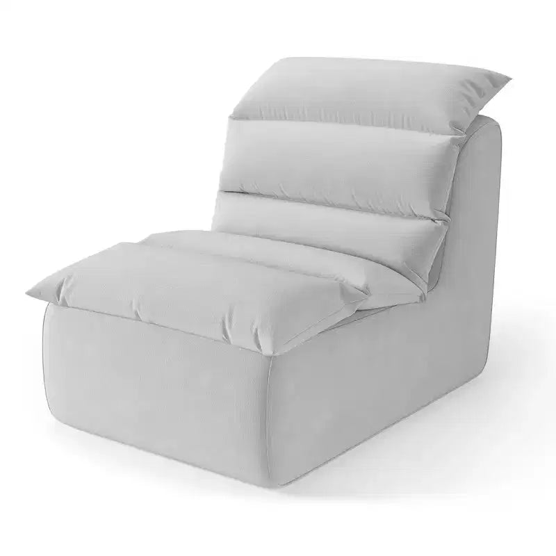 Poltrona a Sacco, Divano da Terra con Schiuma ad Alta Resilienza, Base Antiscivolo, Poltrone Pouf per Adulti, Poltrona da Caminetto per Soggiorno Camera da Letto