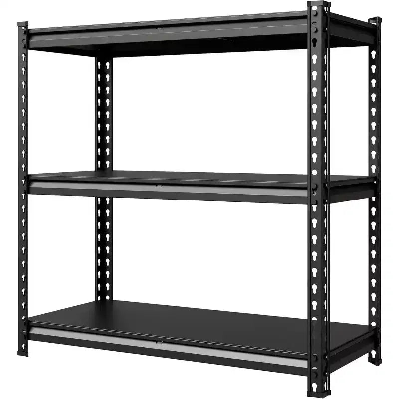 Scaffalature a 5 livelli, Scaffali da garage in acciaio, Scaffale industriale regolabile, Scaffale in metallo opaco per magazzino, cantina, cucina, officina