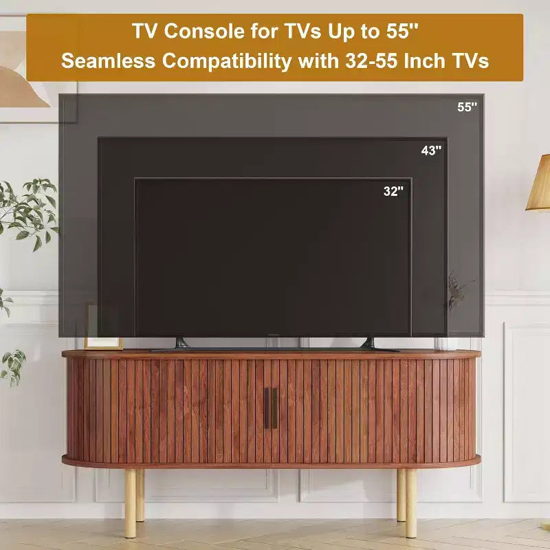 Mobile TV 65 Pollici, Mobile Porta TV con Contenitore, Moderno Centro di Intrattenimento per Soggiorno, Corridoio, Camera da Letto