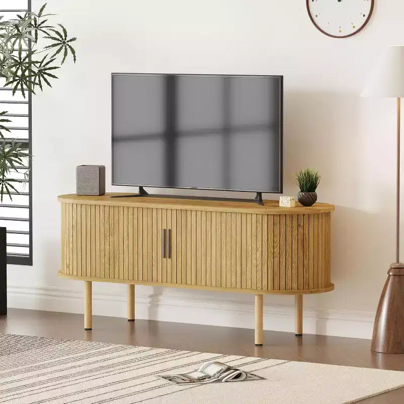 Mobile TV 65 Pollici, Mobile Porta TV con Contenitore, Moderno Centro di Intrattenimento per Soggiorno, Corridoio, Camera da Letto