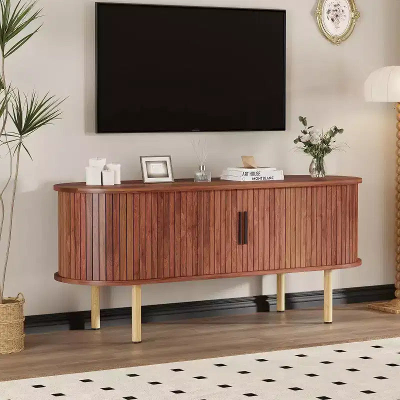 Mobile TV 65 Pollici, Mobile Porta TV con Contenitore, Moderno Centro di Intrattenimento per Soggiorno, Corridoio, Camera da Letto