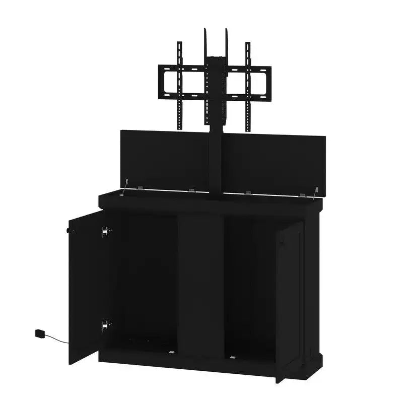 Postazione Gaming Smart Lift, Altezza Regolabile, Controllo Intelligente/Doppi Fori per la Gestione dei Cavi, Ideale per Schermi da 50 Pollici per Gaming Domestico/Spazi di Intrattenimento