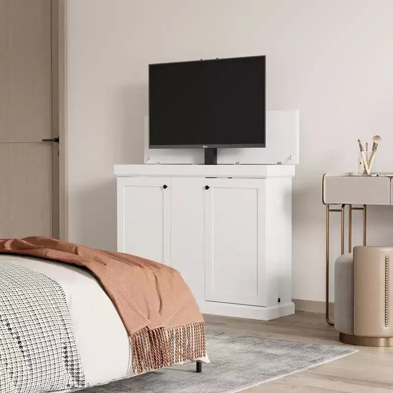 Postazione Gaming Smart Lift, Altezza Regolabile, Controllo Intelligente/Doppi Fori per la Gestione dei Cavi, Ideale per Schermi da 50 Pollici per Gaming Domestico/Spazi di Intrattenimento