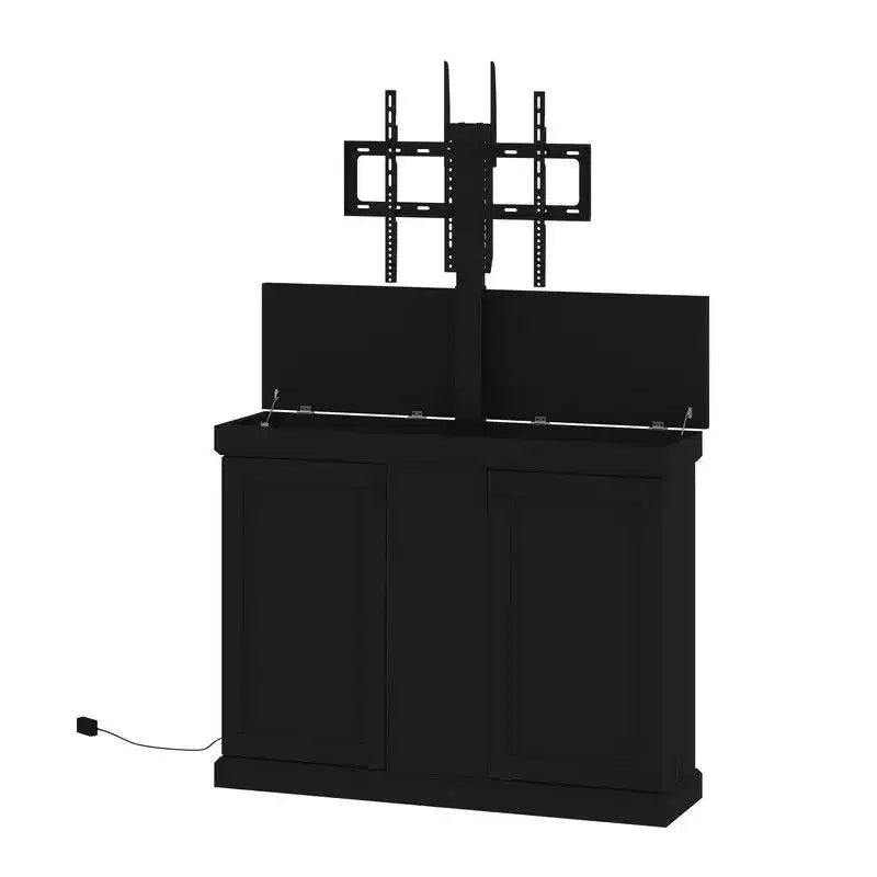 Postazione Gaming Smart Lift, Altezza Regolabile, Controllo Intelligente/Doppi Fori per la Gestione dei Cavi, Ideale per Schermi da 50 Pollici per Gaming Domestico/Spazi di Intrattenimento