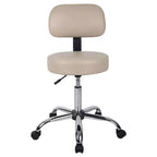 Sgabello medico con schienale imbottito - Boss Office Products