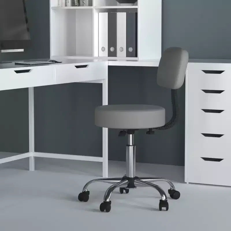 Sgabello medico con schienale imbottito - Boss Office Products