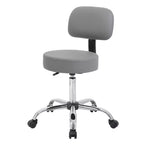 Sgabello medico con schienale imbottito - Boss Office Products
