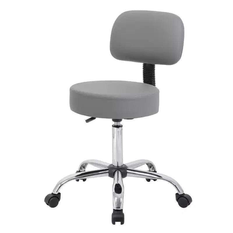 Sgabello medico con schienale imbottito - Boss Office Products
