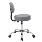 Sgabello medico con schienale imbottito - Boss Office Products