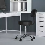 Sgabello medico con schienale imbottito - Boss Office Products