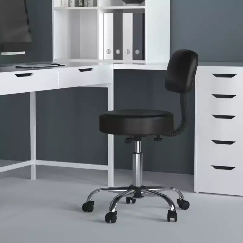 Sgabello medico con schienale imbottito - Boss Office Products