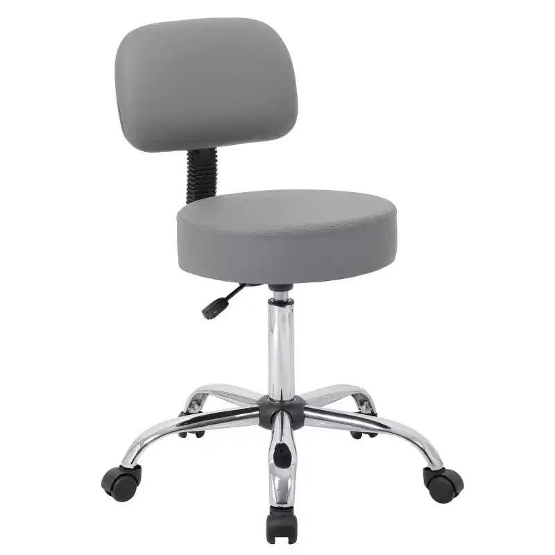 Sgabello medico con schienale imbottito - Boss Office Products