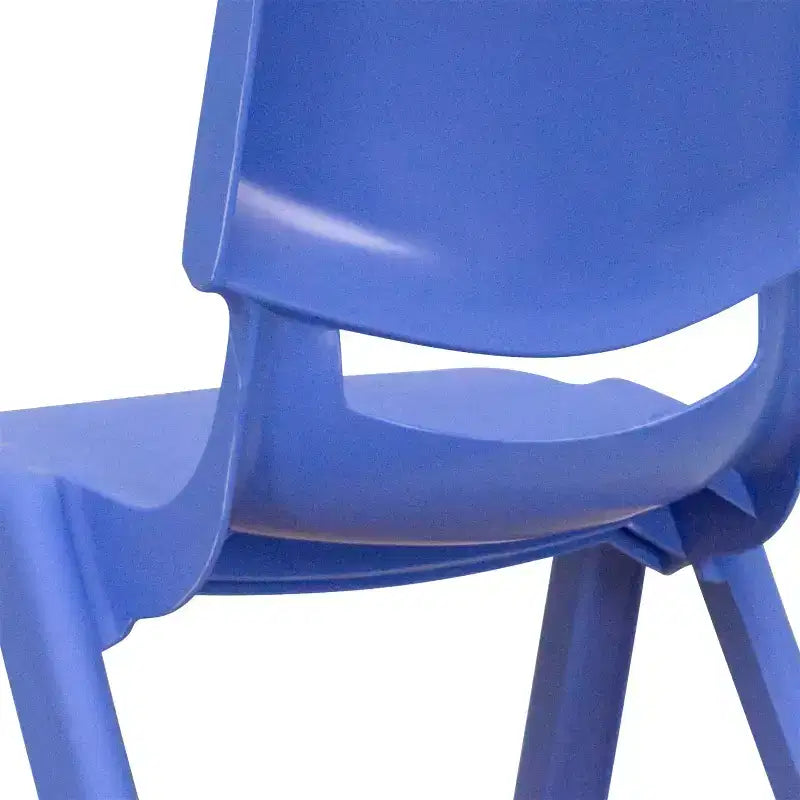 Sedia impilabile in plastica per scuola, confezione da 2, con seduta da 12 pollici, per asilo nido