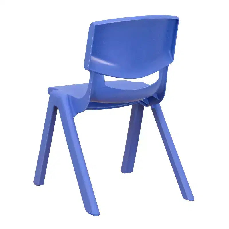 Sedia impilabile in plastica per scuola, confezione da 2, con seduta da 12 pollici, per asilo nido
