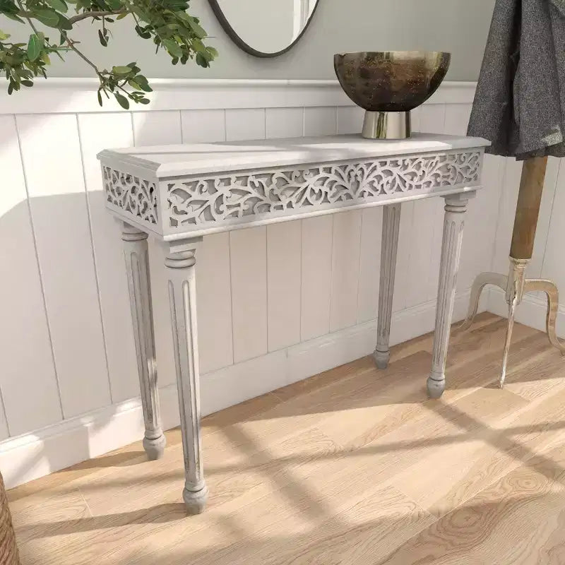 Consolle rustica in legno di mango