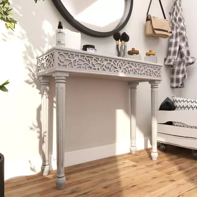 Consolle rustica in legno di mango